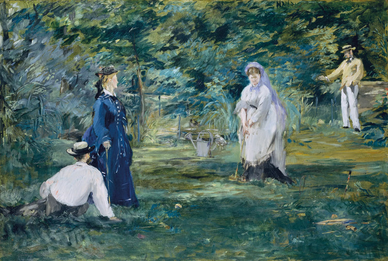 Část kroketu - Édouard Manet