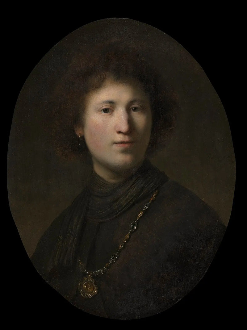 Mladý muž s řetězem - Rembrandt