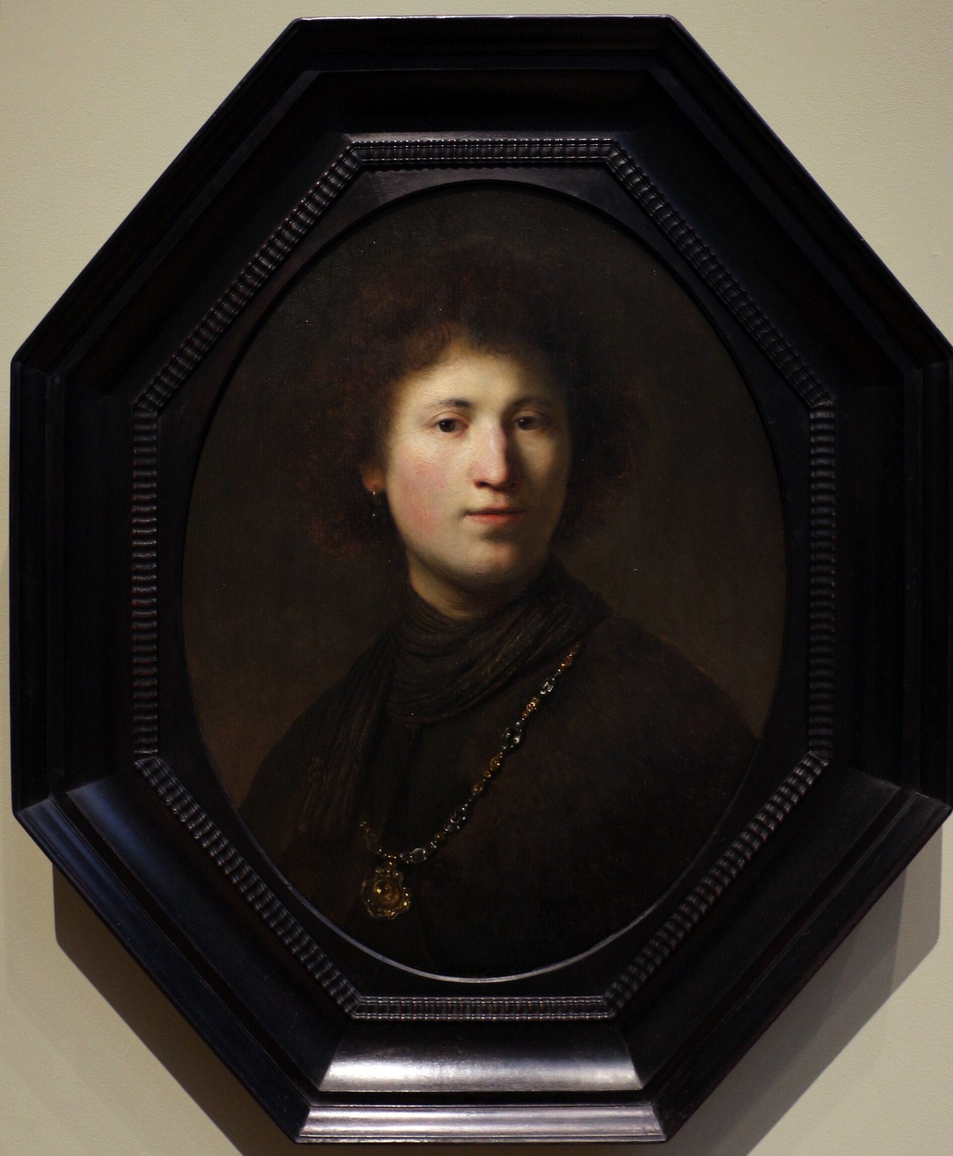 Mladý muž s řetězem - Rembrandt