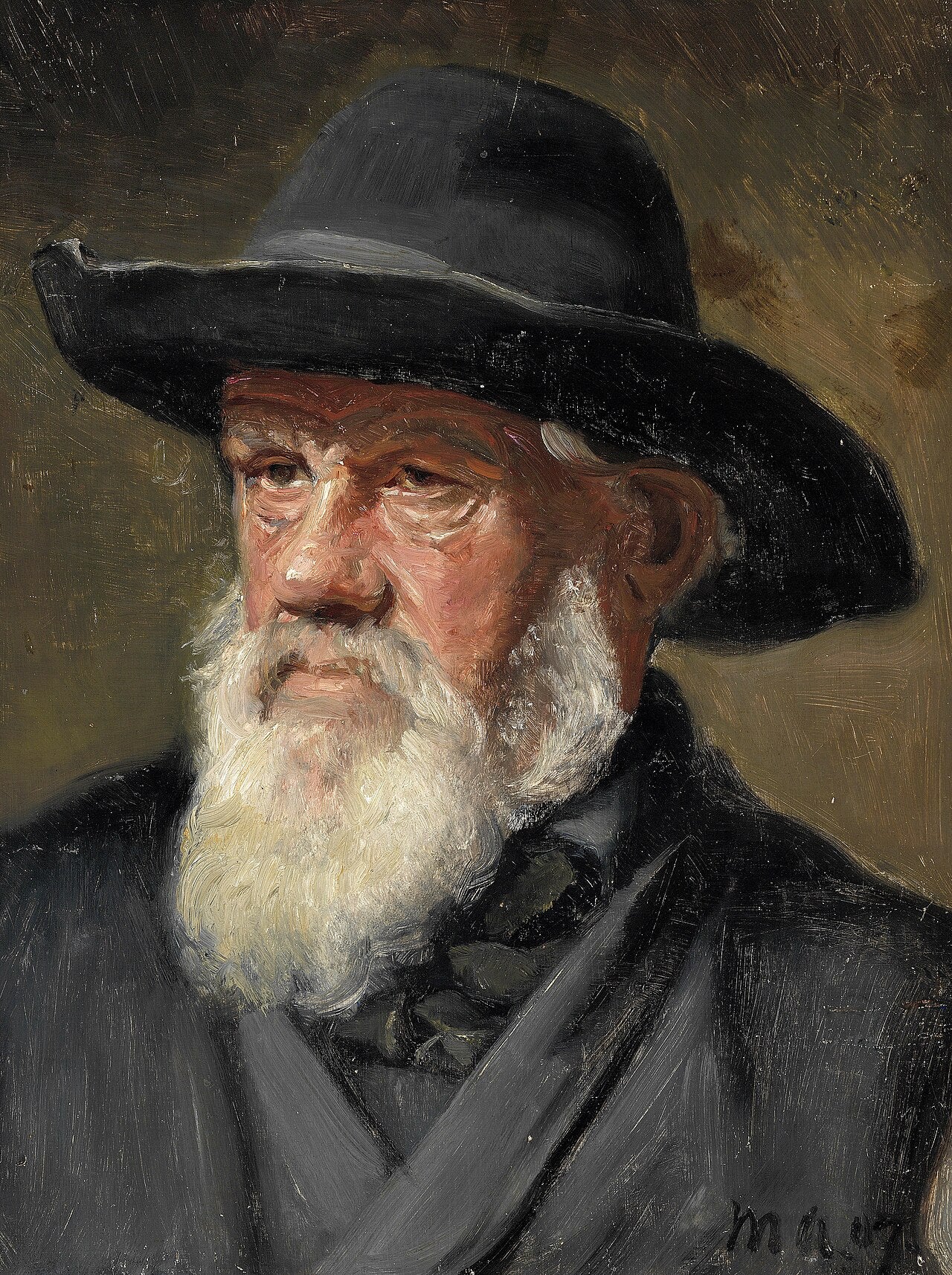 Un pêcheur de Skagen vêtu de ses plus beaux habits du dimanche. - Michael Peter Ancher - Alpha Reproduction