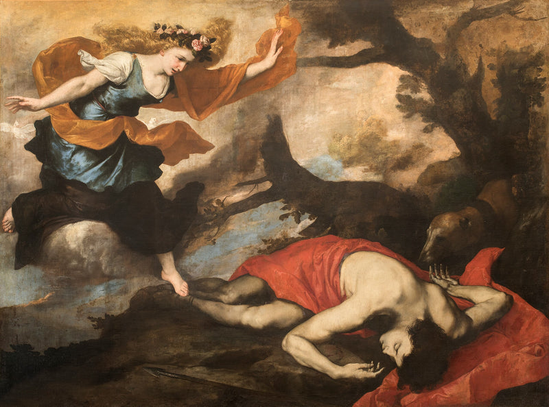 Venuše a Adonis - Jusepe de Ribera