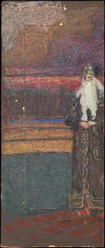 Vousatý starý muž - Vasilij Kandinskij