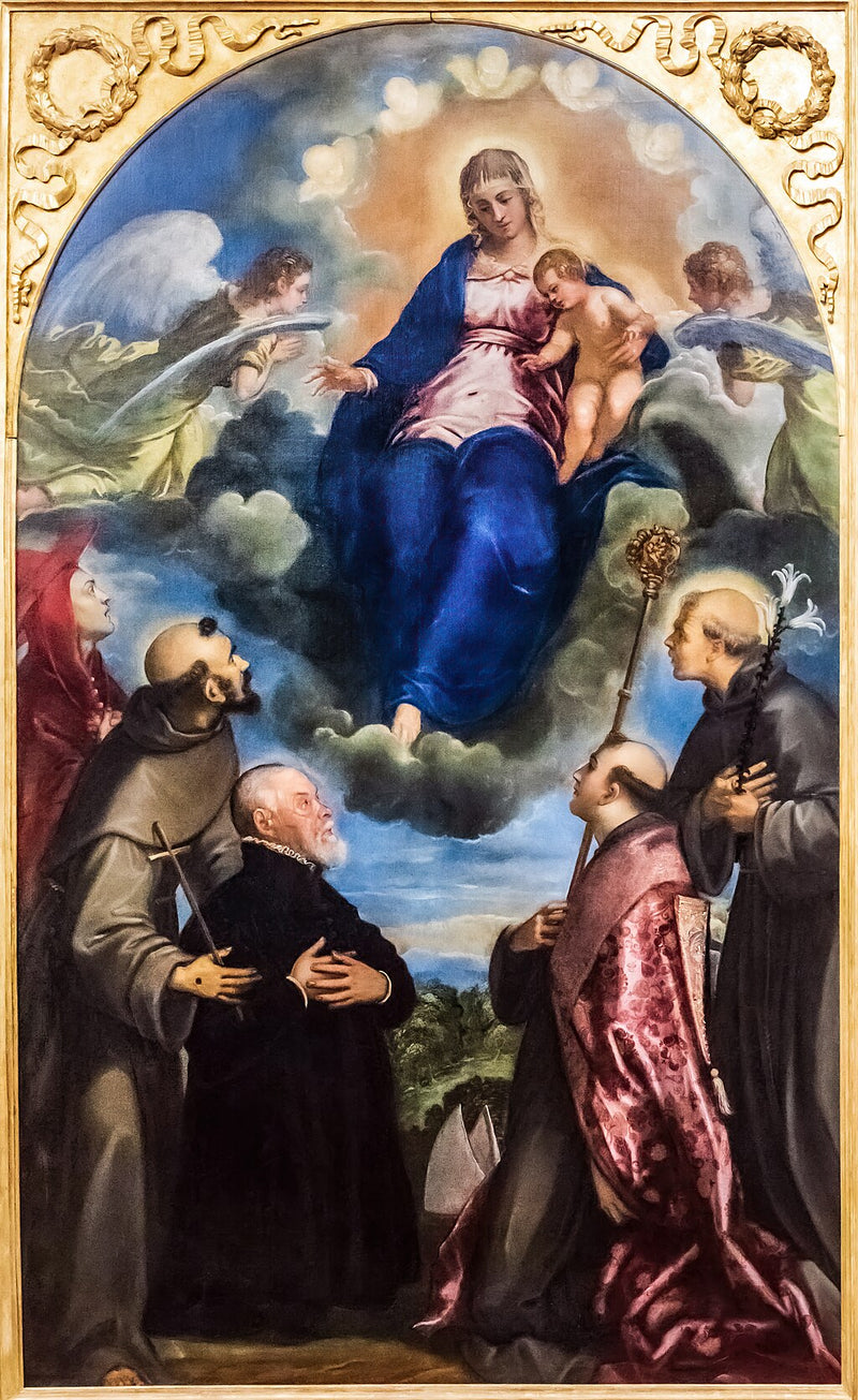 Panna v slávě - Jacopo Tintoretto