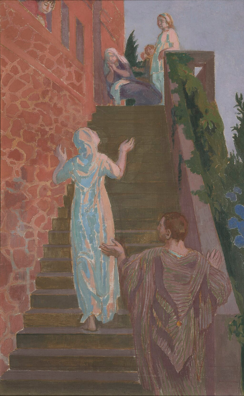 Návštěva na schodišti v Silencio - Maurice Denis