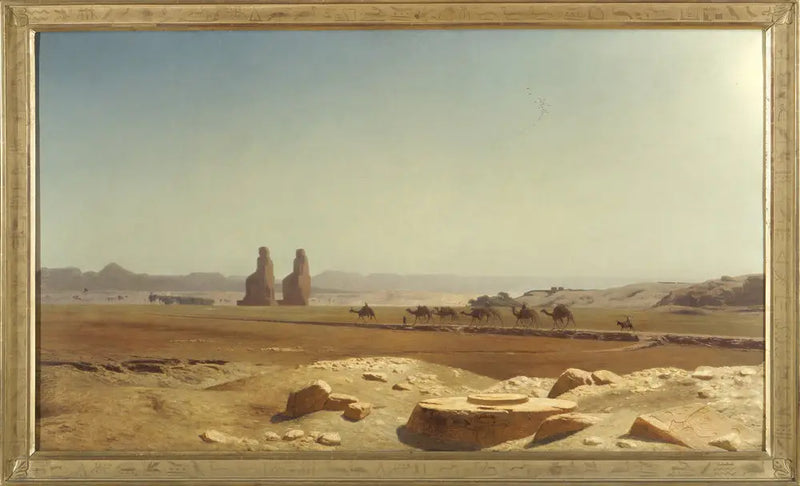 Pohled na Thébskou pláň (Horní Egypt) - Jean-Léon Gérôme