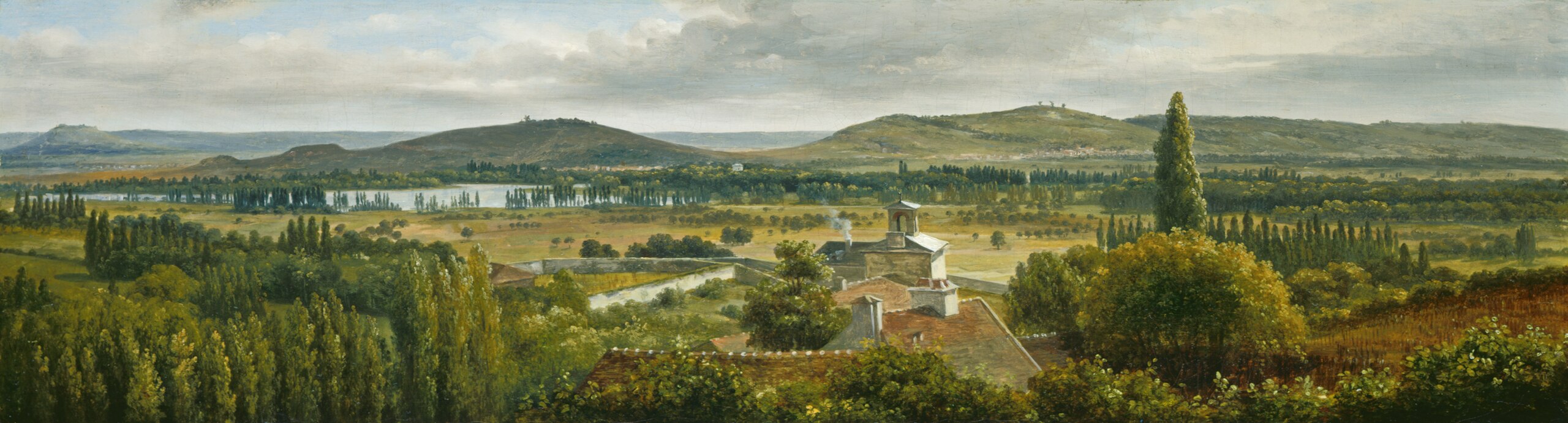 Vue panoramique de l'Île-de-France - Théodore Rousseau