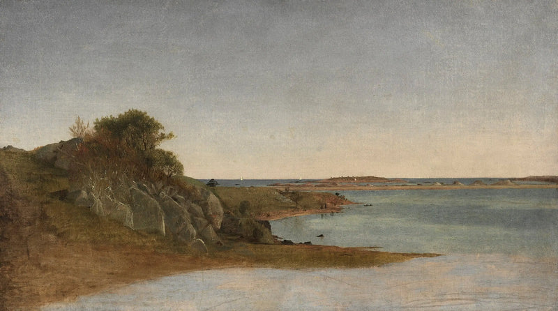 Pohled blízko Newportu - John Frederick Kensett