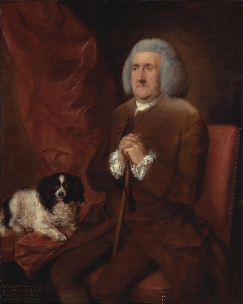 William Lowndes, audítor u dvora královského pokladníka - Thomas Gainsborough