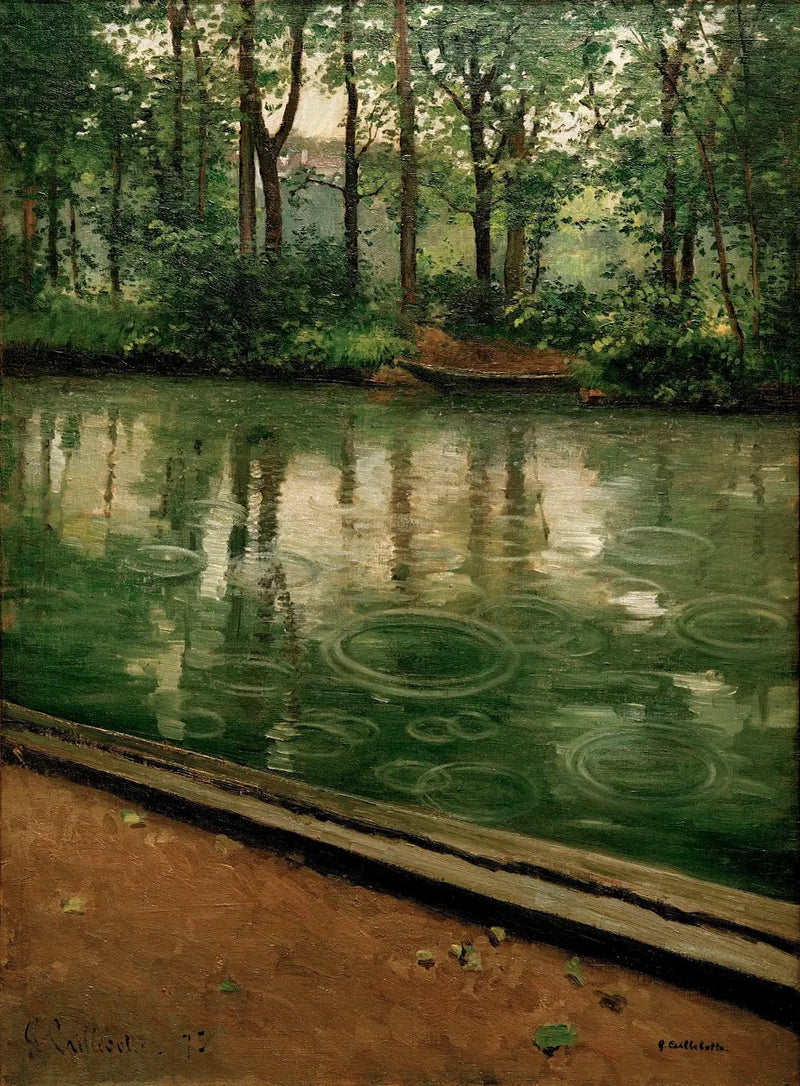 Yerres, Efekt deště - Gustave Caillebotte