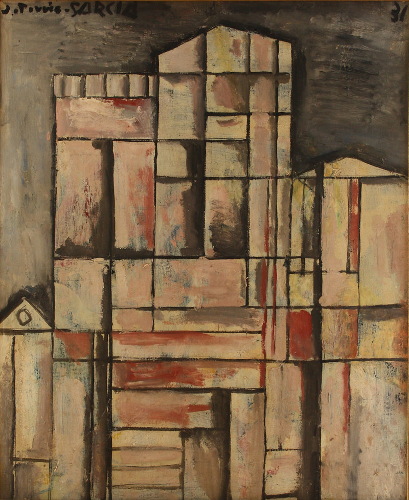 construction de cathédrale - Joaquín Torres García