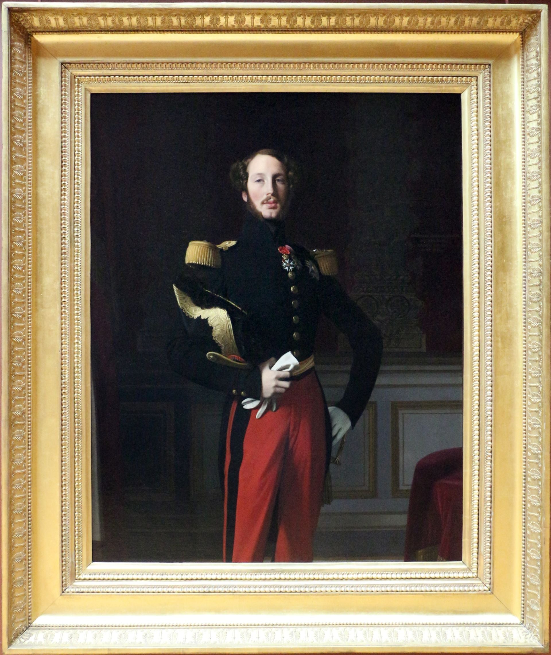 portrét Ferdinanda-Philippa, vévody z Orléans - Jean-Auguste-Dominique Ingres