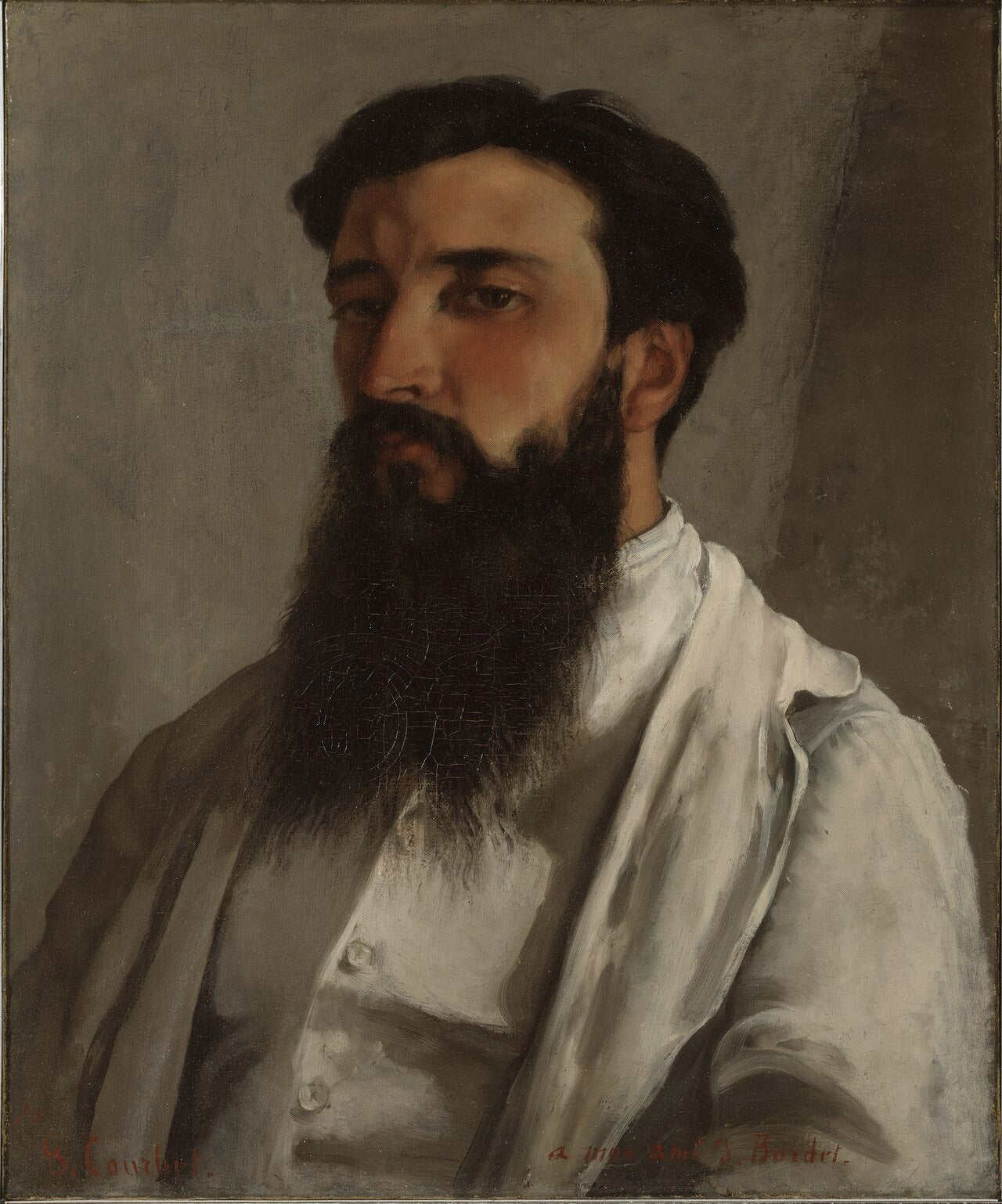 portrait de Jules Bordet - Gustave Courbet