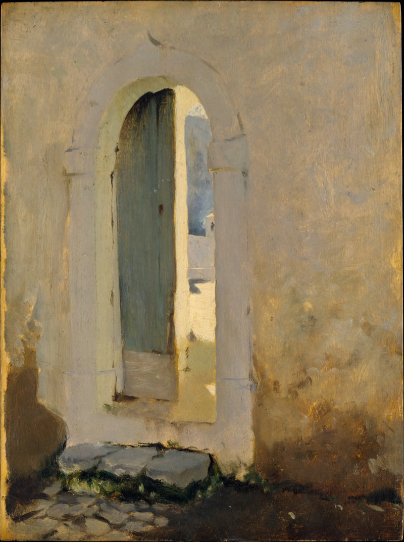 Otevřené dveře, Maroko - John Singer Sargent