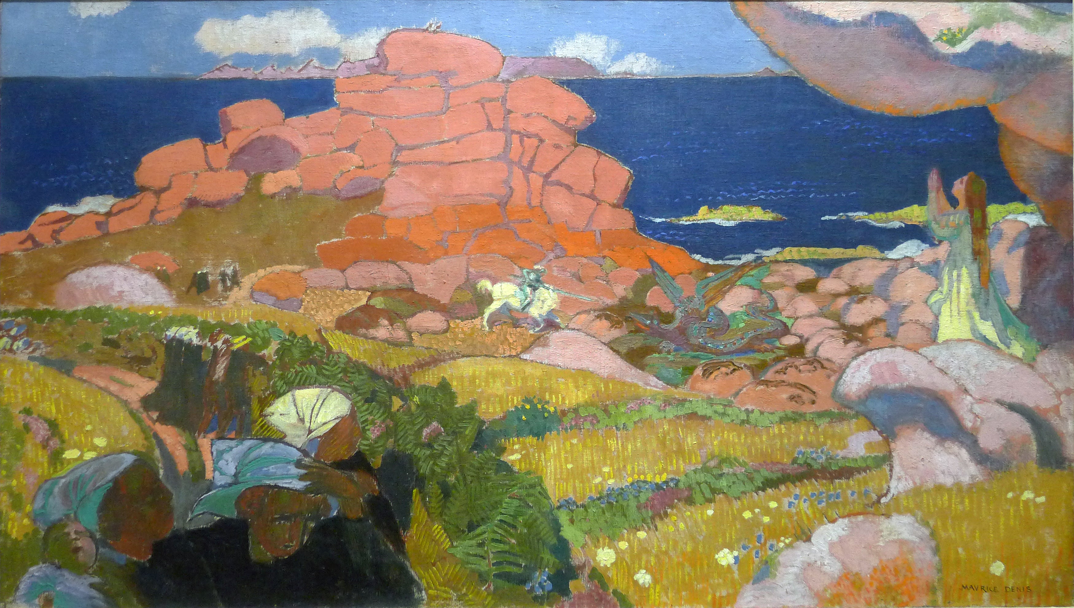 Saint Georges aux rochers rouges - Maurice Denis