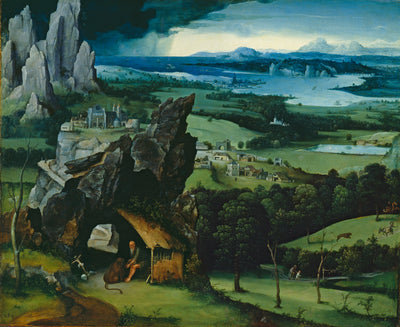 Paysage avec saint Jérôme - Joachim Patinier