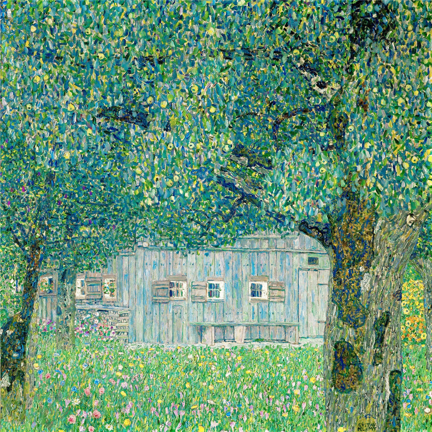 🏡🌸 Provincální palác Horního Rakouska – Gustav Klimt (1915)