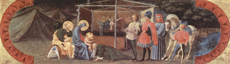 Uctívání tří králů - Paolo Uccello