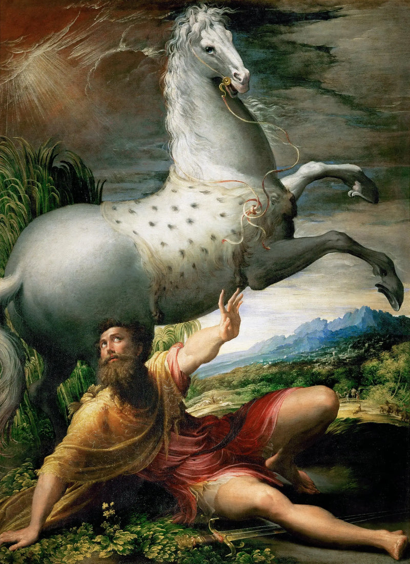 Konverze svatého Pavla - Parmigianino