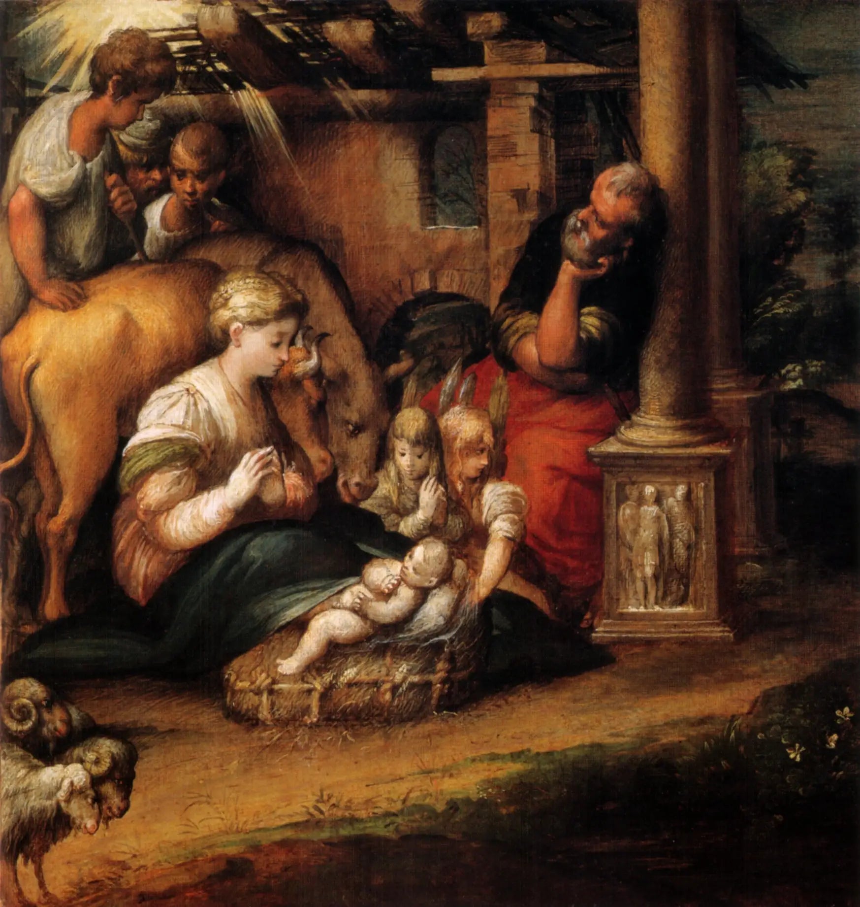 L’Adoration des bergers - Parmigianino - Alpha Reproduction