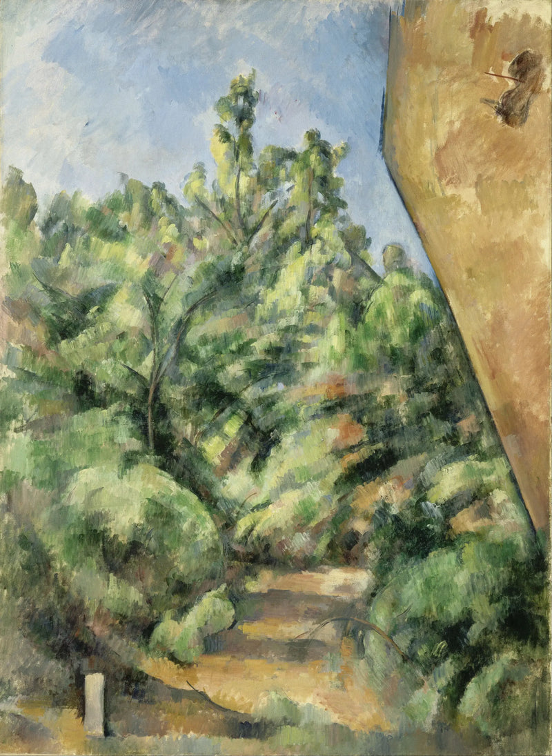 Červená skála - Paul Cézanne