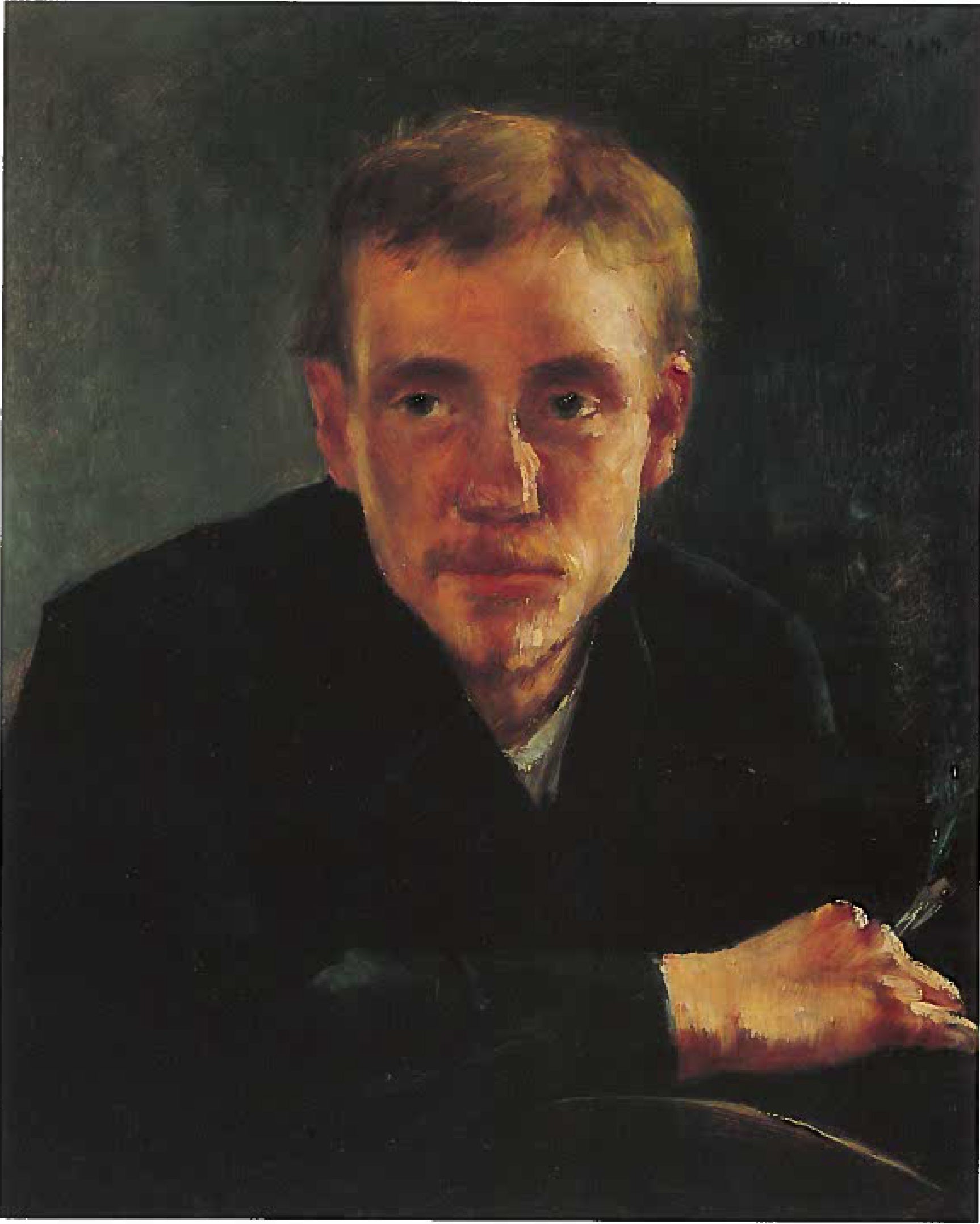 Portrait du peintre Paul Eugène Gorge - Lovis Corinth