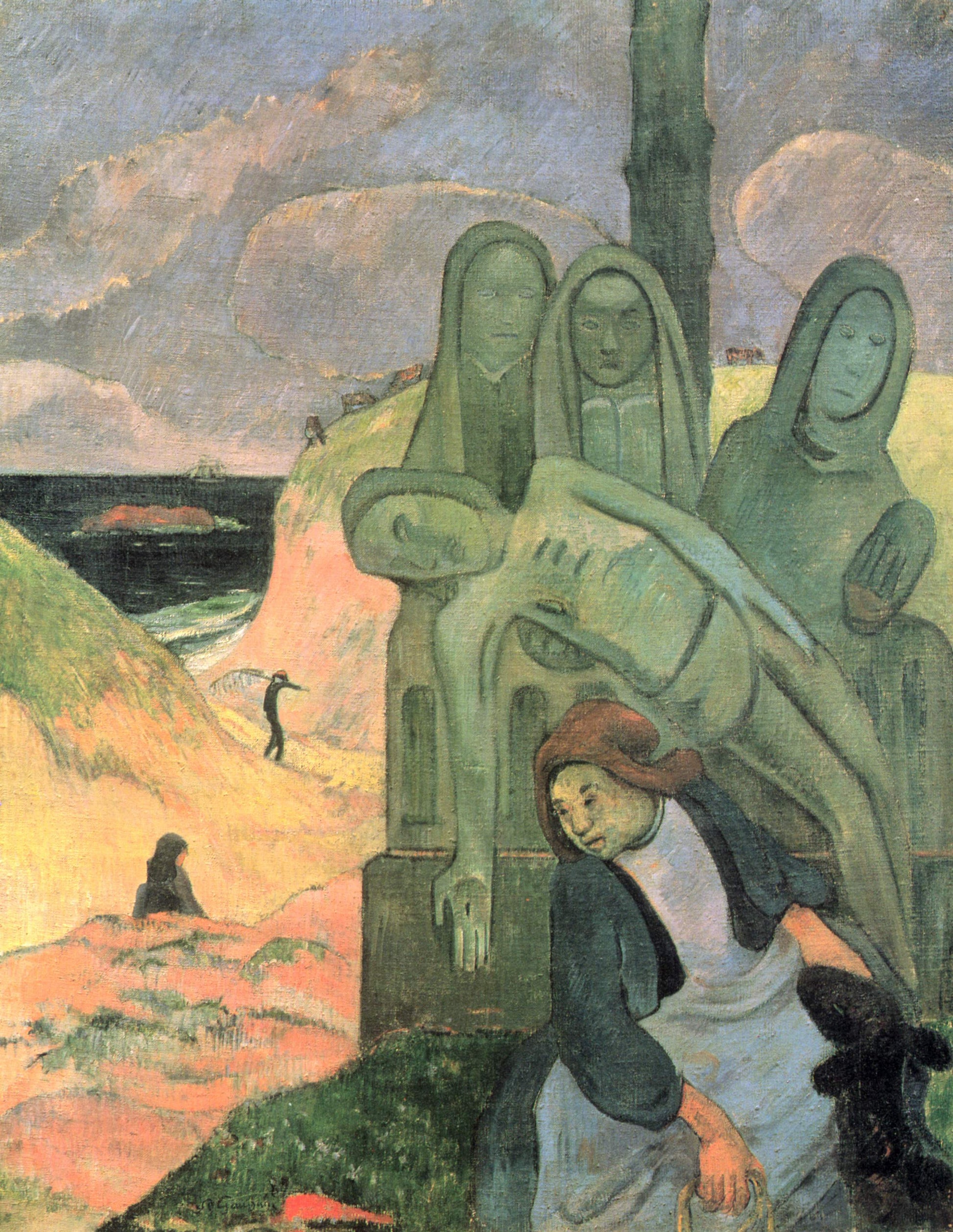 Zelený Kristus - Paul Gauguin