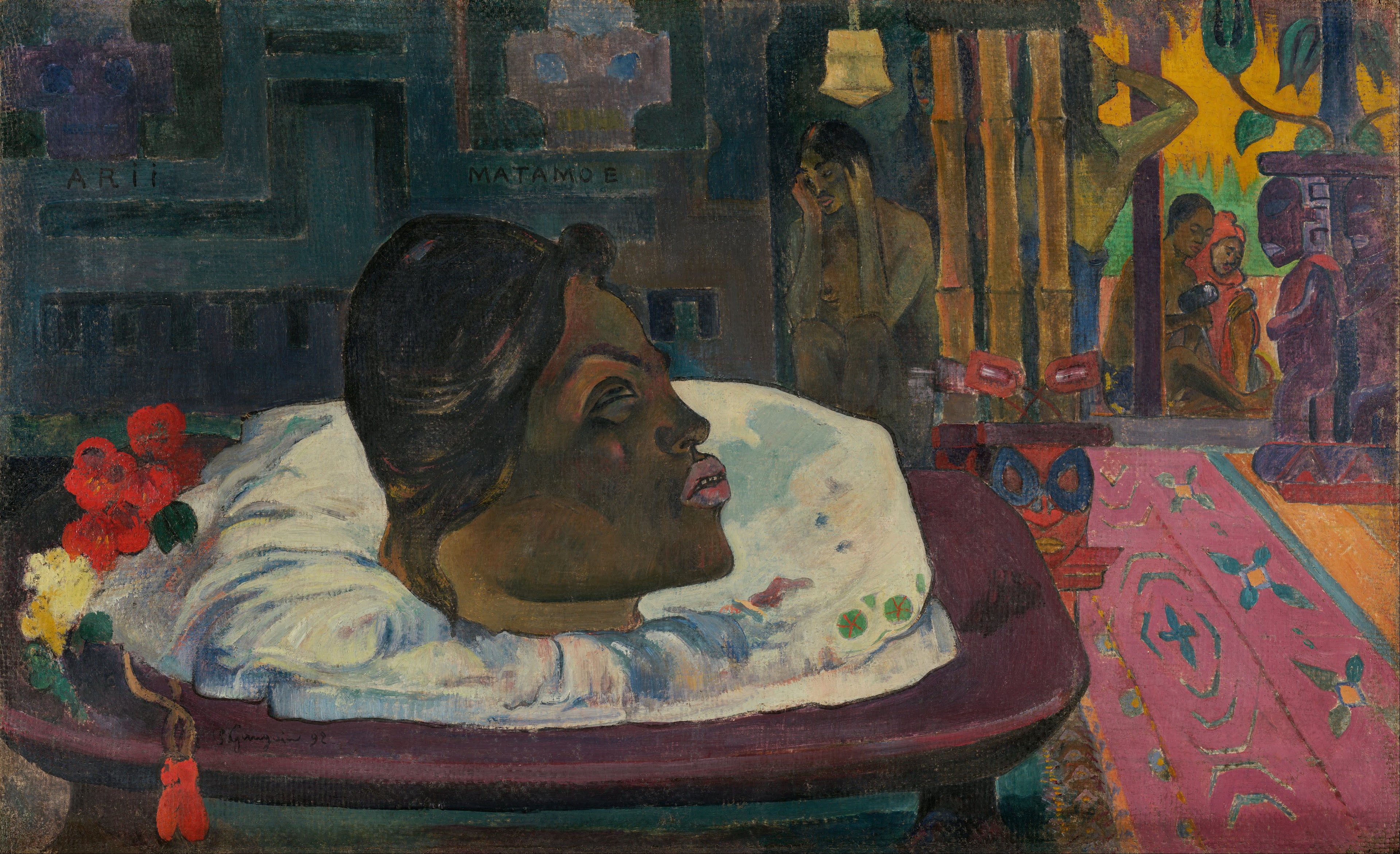 Reproduction du tableau « La Fin royale - Paul Gauguin » par Alpha Reproduction en peinture à l’huile