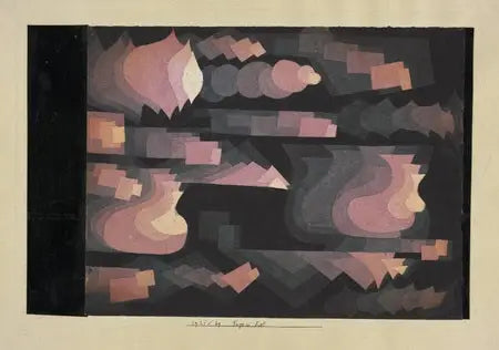 Fugue v červené - Paul Klee