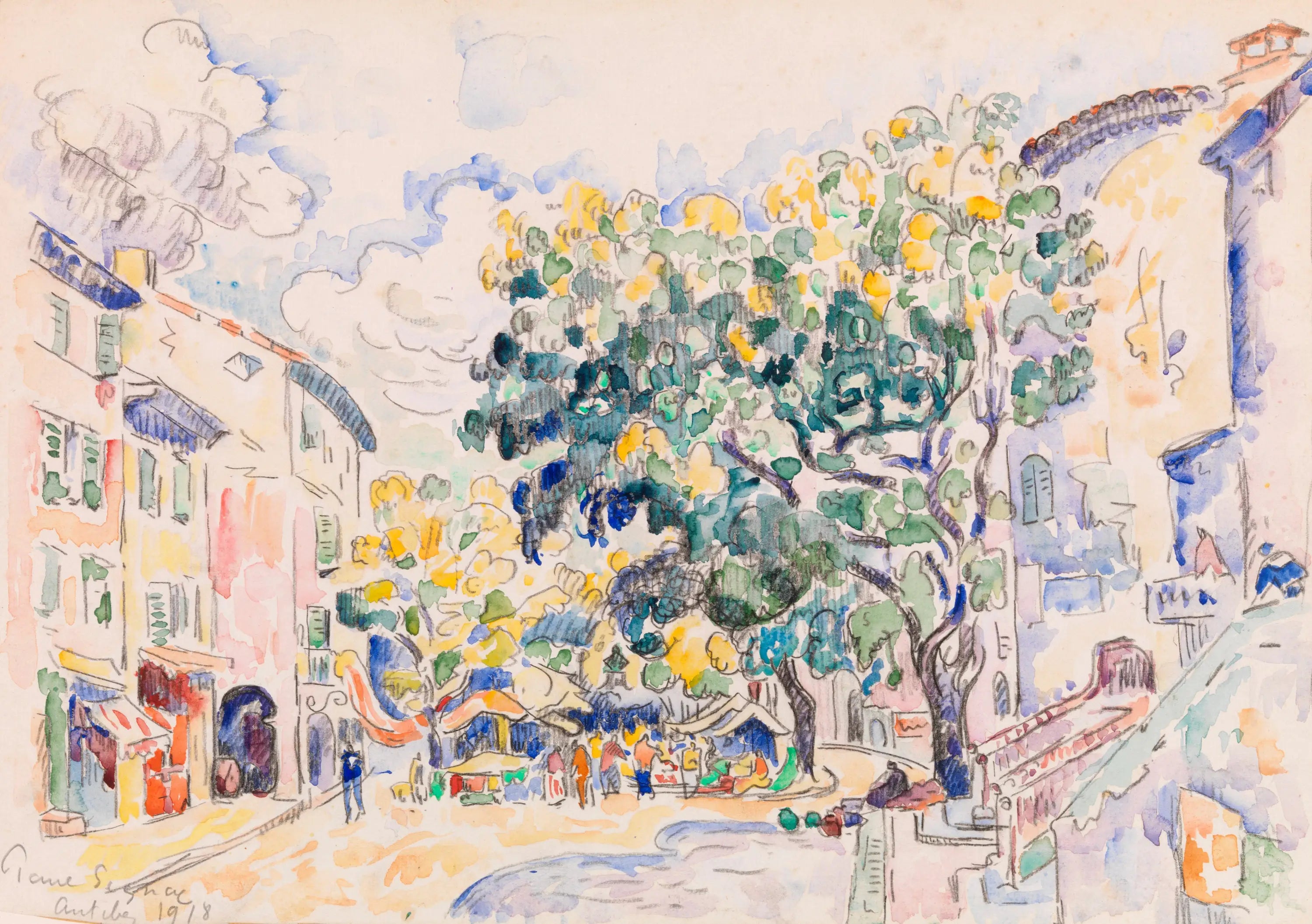 Reproduction du tableau « Antibes - Paul Signac » par Alpha Reproduction en peinture à l’huile