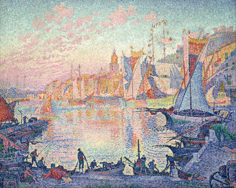 Přístav v Saint-Tropez - Paul Signac
