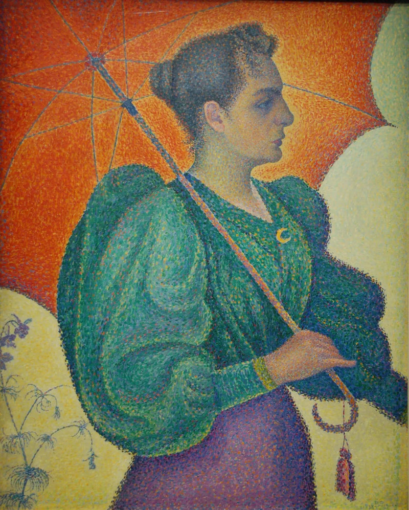 Žena s deštníkem - Paul Signac