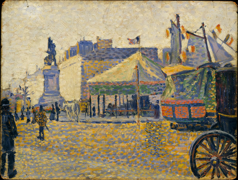 Náměstí Clichy - Paul Signac