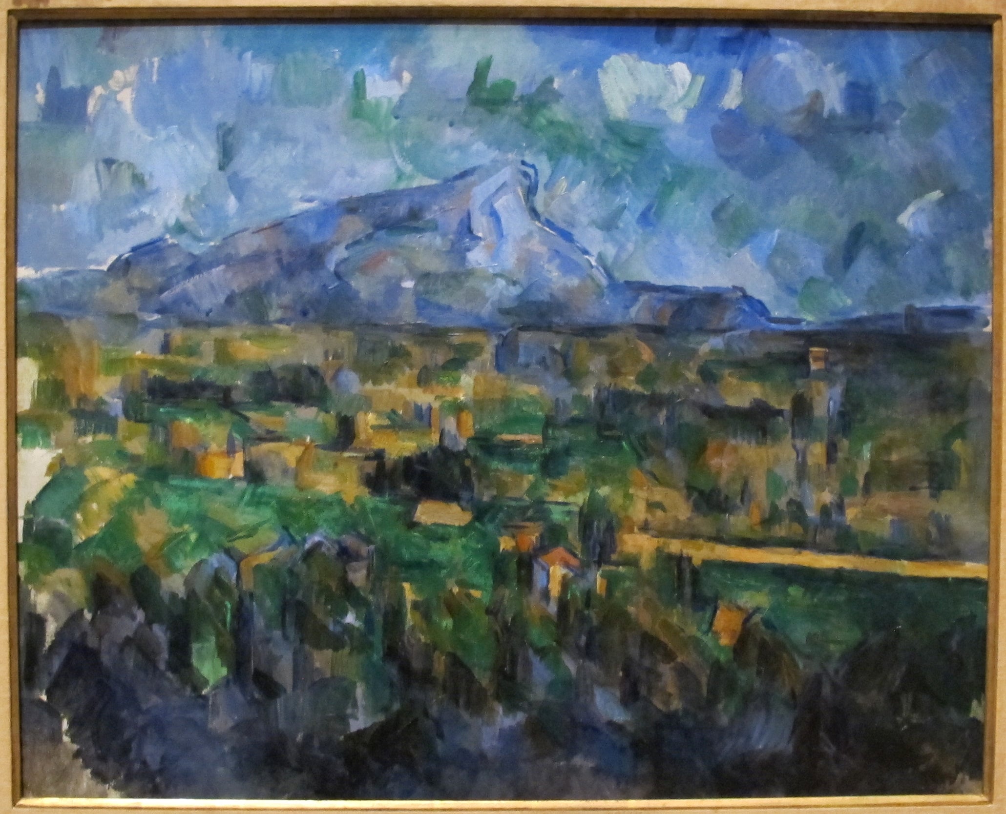 Reproduction du tableau « La Montagne Sainte-Victoire vue des Lauves - Paul Cézanne » par Alpha Reproduction en peinture à l’huile