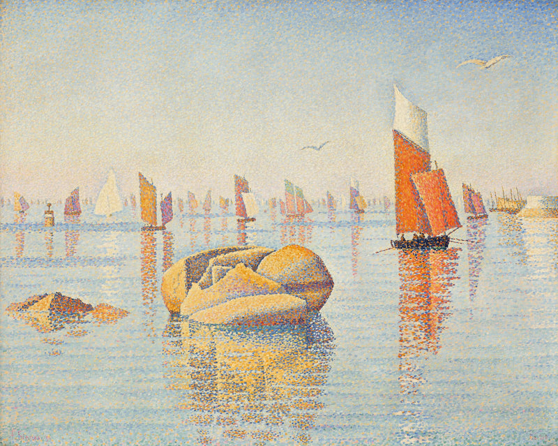 Concarneau. Klid rána. Op. 219 (Larghetto) - Paul Signac