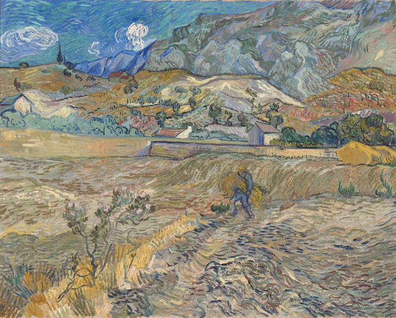 Krajina v Saint-Rémy - Vincent van Gogh