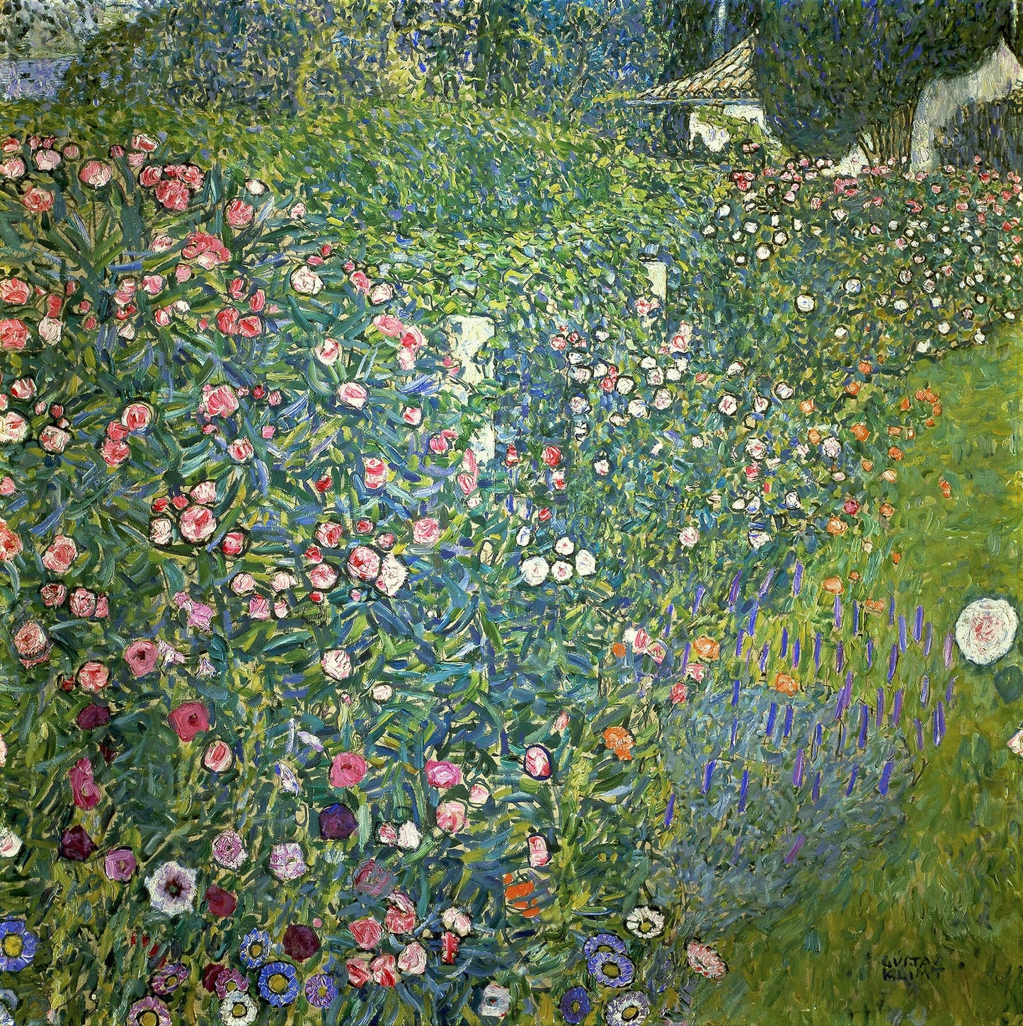 🌸🌿 Italská zahradní krajina – Gustav Klimt (kolem roku 1913)