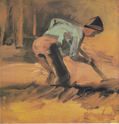 Zemědělec kopající - Vincent van Gogh