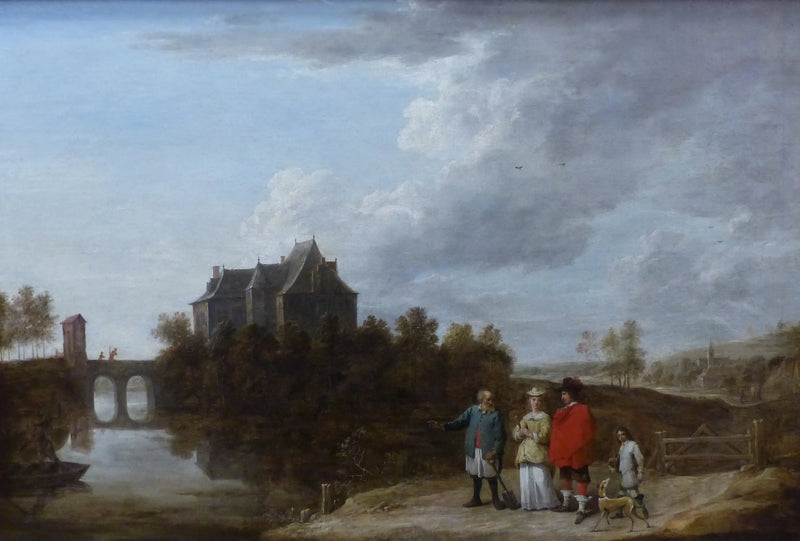 Landschaft mit Schloss - David Teniers mladší