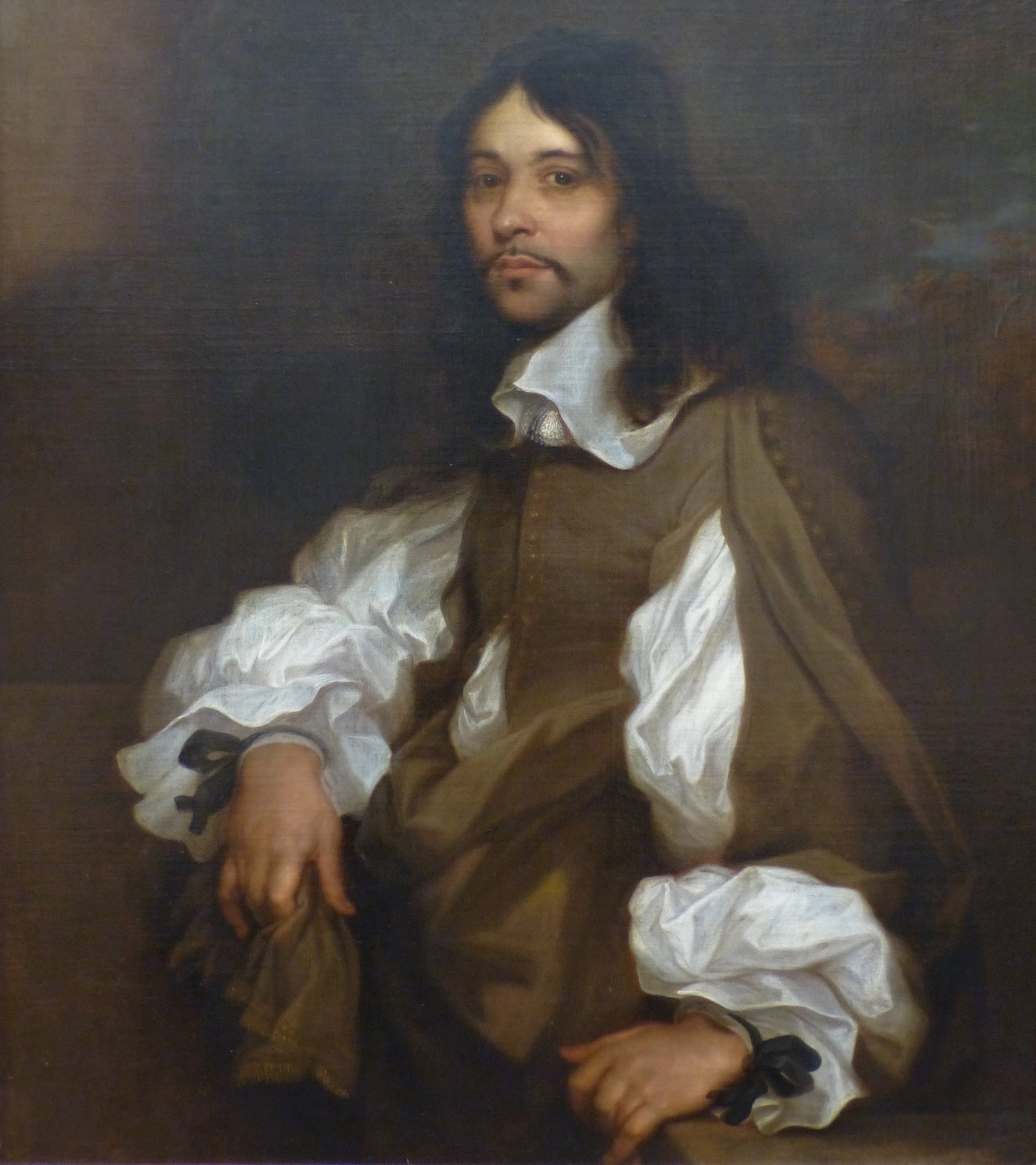 Portrait d'homme, dit l'homme aux rubans noirs - Sébastien Bourdon