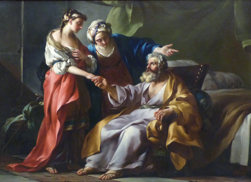 Sarah présentant Agar à Abraham - Joseph-Marie Vien