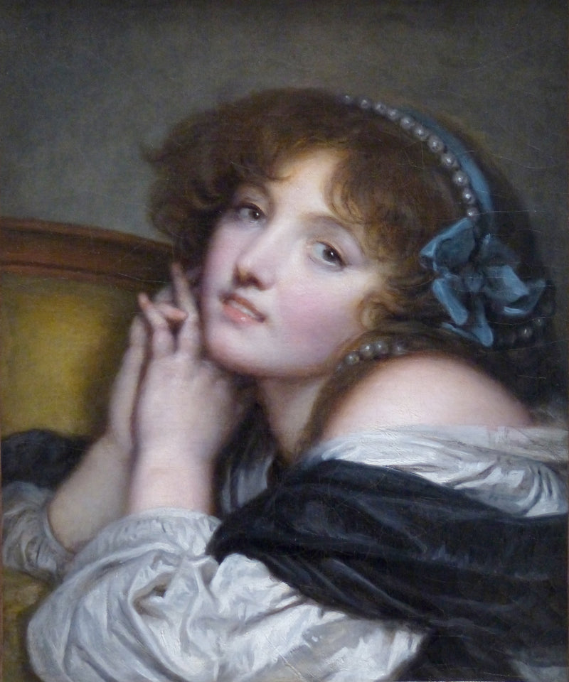 Dívka s rukama složenýma - Jean-Baptiste Greuze