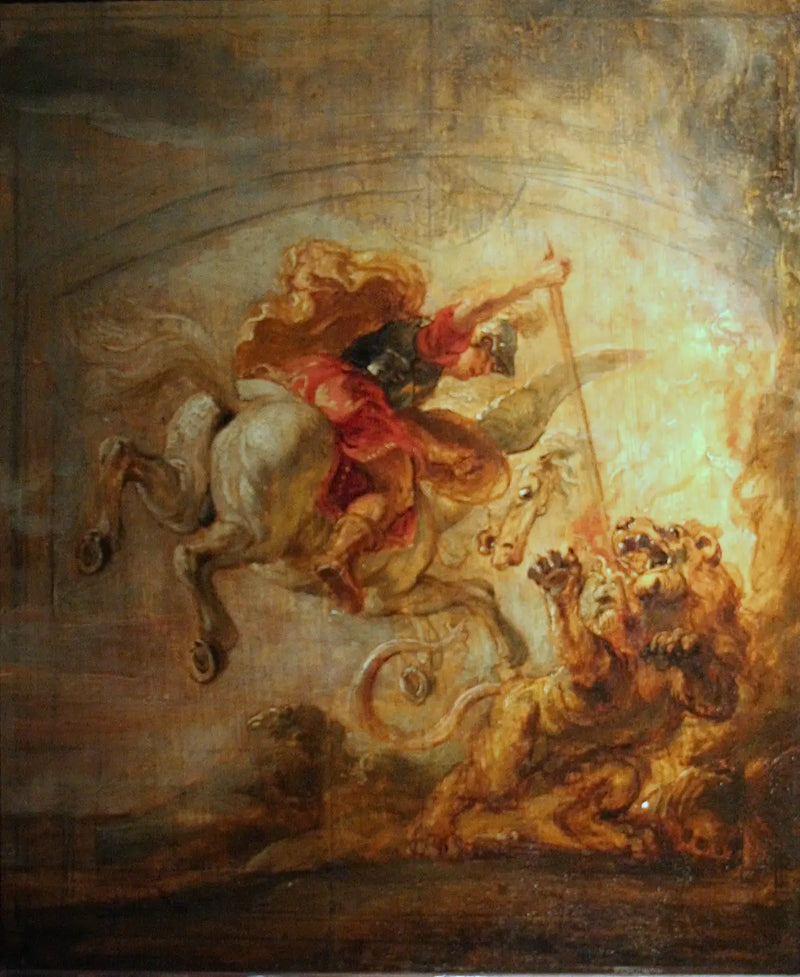 Bellérophon porážející Chiméru - Peter Paul Rubens