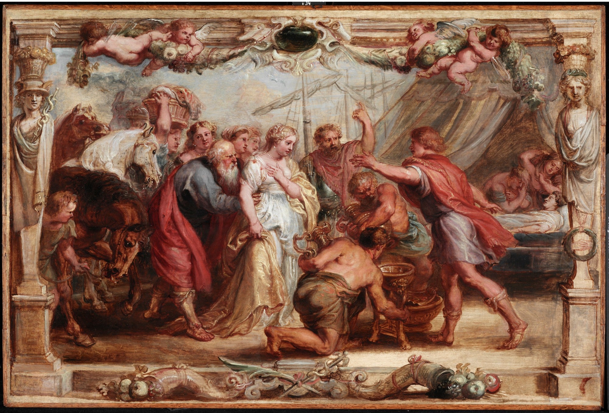 Briseis rendu à Achille - Peter Paul Rubens
