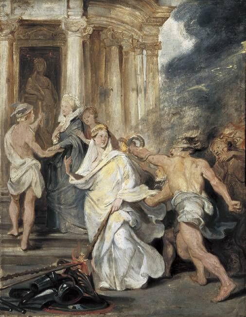 La conclusion de la paix à Angers, le 10 août 1620 (esquisse) - Peter Paul Rubens