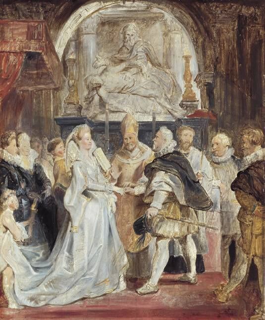 Mariage d'Henri IV et de Marie de Médicis - Peter Paul Rubens