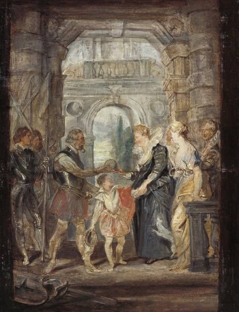 Henri IV accorde la régence à Marie de Médicis - Peter Paul Rubens
