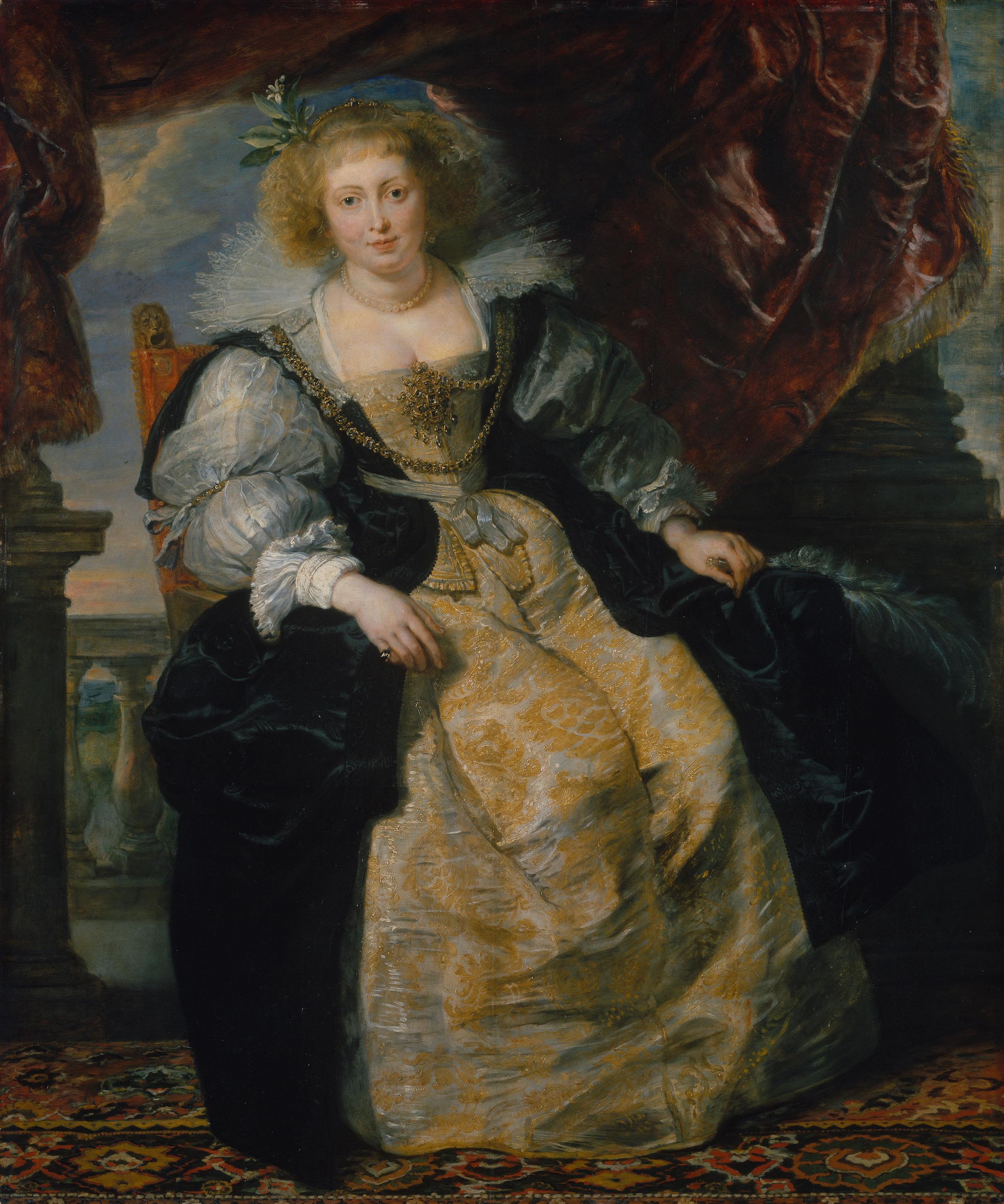 Hélène Fourment dans sa robe de mariée - Peter Paul Rubens