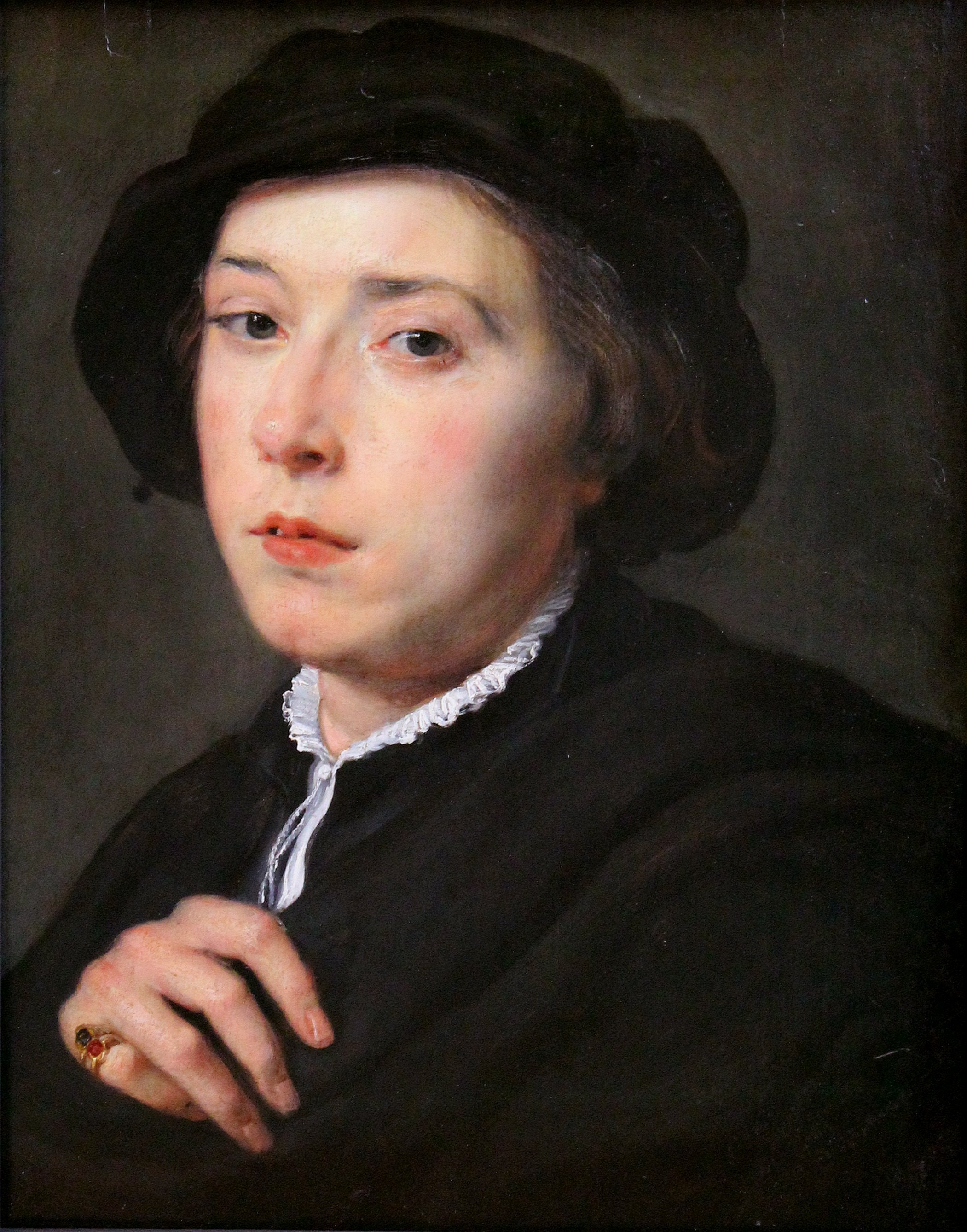 Jeune homme avec un chapeau noir - Peter Paul Rubens