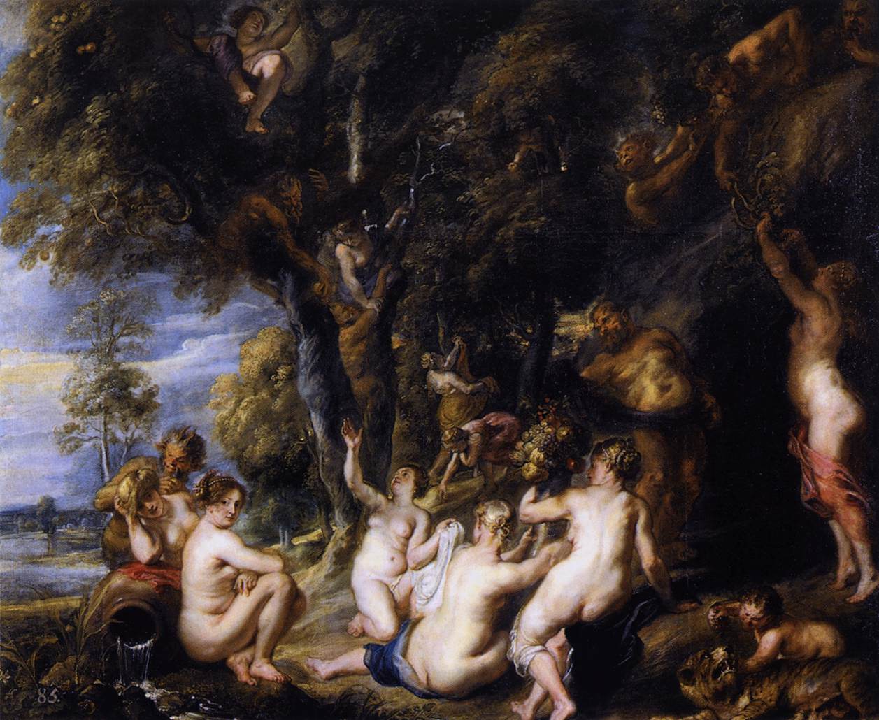 Nymphes et Satyres - Peter Paul Rubens
