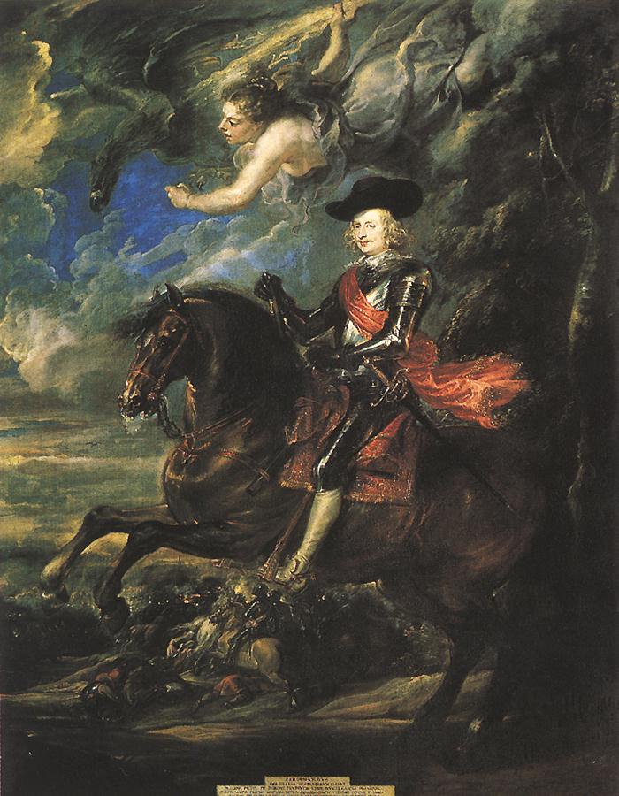 Le cardinal-infant Don Fernando d'Autriche, à la bataille de Nördlingen - Peter Paul Rubens